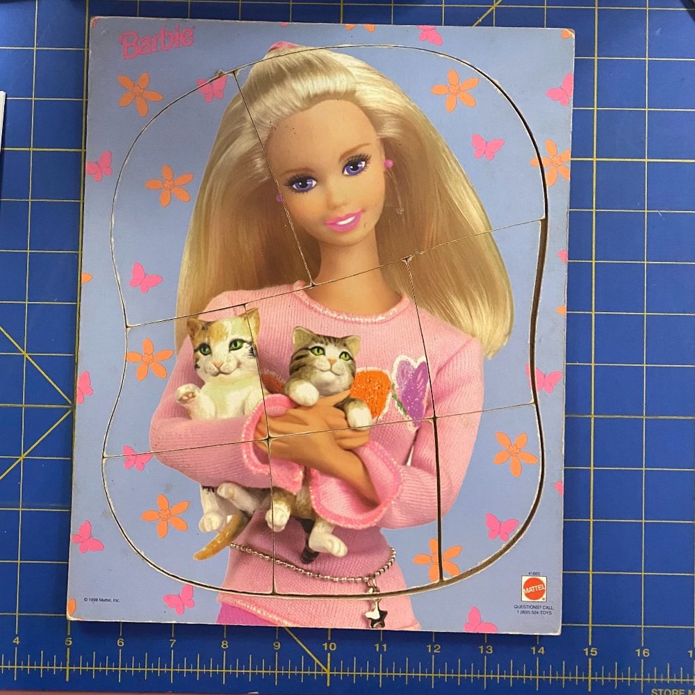 Barbie & Kittens Wood Puzzle